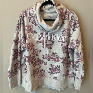 Calvin Klein Floral Cowlneck Sweatshirt